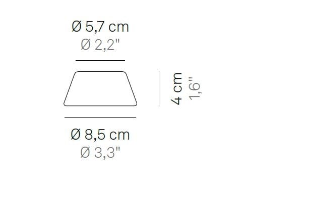 Абажур из керамической пирамиды Zafferano своп ARCH-00070338 - Вид №8