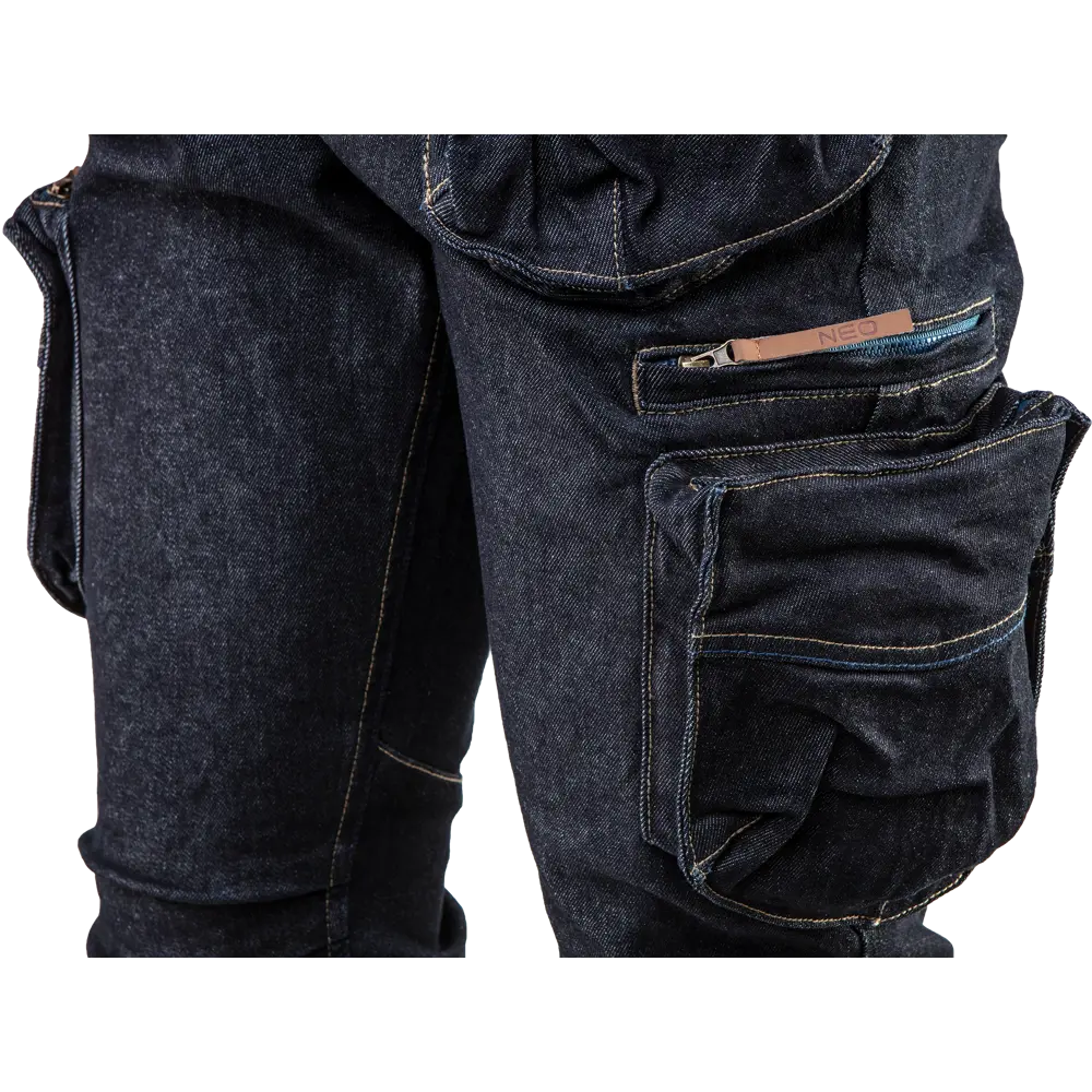 Брюки рабочие 5 карманов Neo Tools Denim темно-синие размер XS рост 170 84789474 STLM-2151283  - Вид №2
