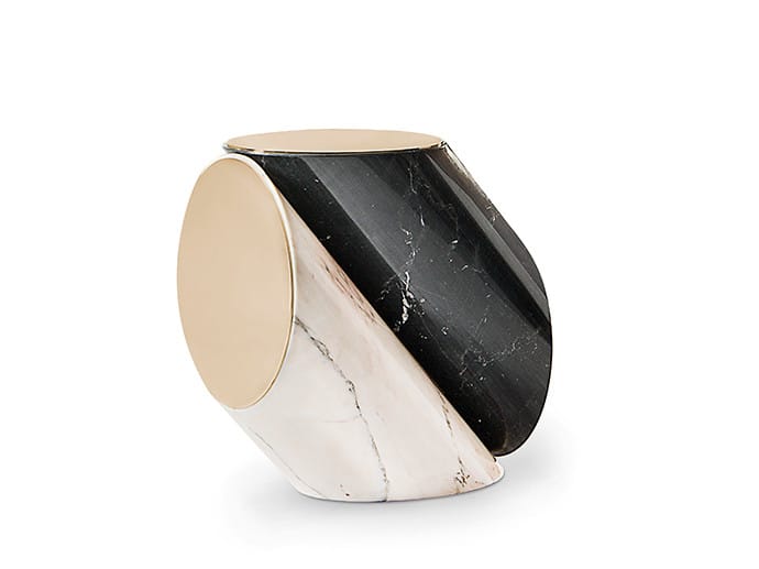 Мраморный журнальный столик / тумбочка Essential Home JACOBSEN ARCH-00008362