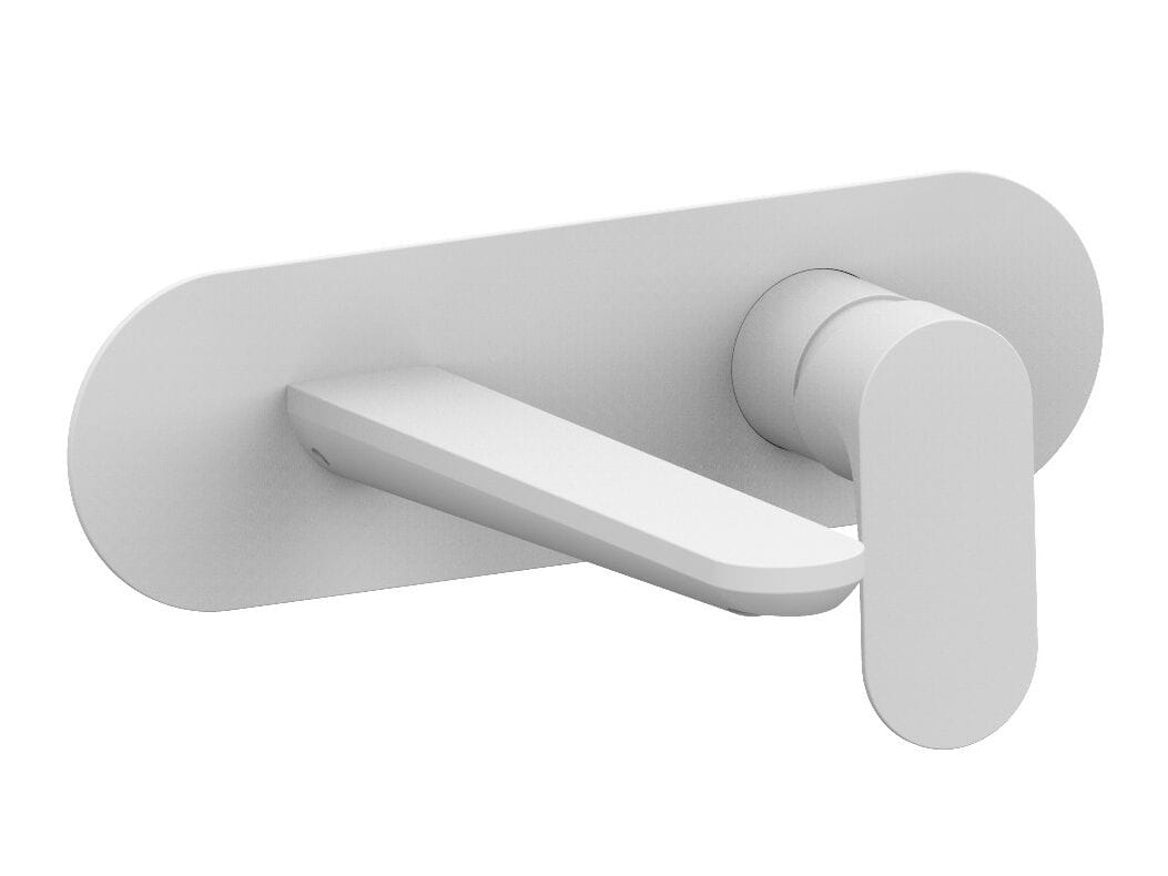 Настенный смеситель для раковины с пластиной без слива Rubinetterie Frattini Lea ARCH-00115506