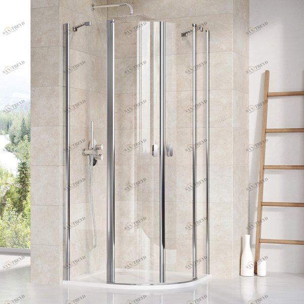 CSKK4-80  блестящий+стекло Transparent Ravak 3Q140C00Z1