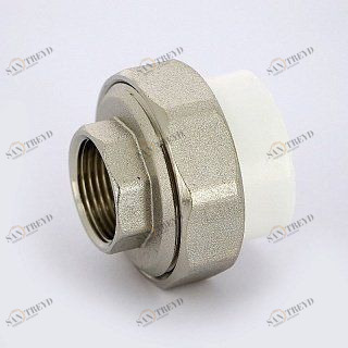 Муфта В разборная PRO AQUA полипропиленовая 32x3/4' PA20016