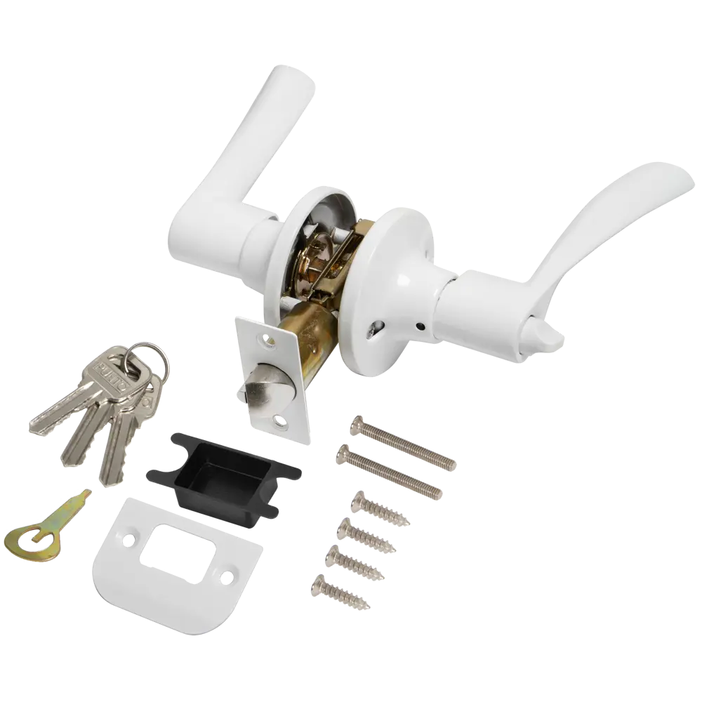 Фалевая ручка PUNTO с ключ-фиксатором для межкомнатных дверей 89387359 STLM-1368541 - Вид №2