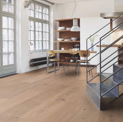 Инженерная доска Boen Chaletino Traditional Белый Дуб Рустик (Гладкая) 2750х300 мм EICY4MFD - Вид №12