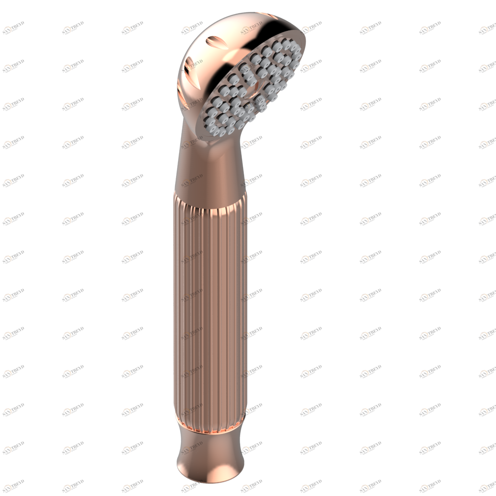 A9B-66 Душ ручной стильный 1/2" - прямой Thg-paris Jaipur с матовым хрусталём Розовое золото A9B 66 CAT.F