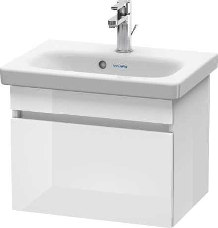 DS630309191 Тумбочка подвесная компакт DuraStyle #DS6303 500 x 368 мм Серо-коричневый декор Duravit - Вид №2