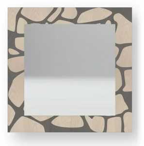LIGNIS® Квадратное настенное зеркало в раме Dolcevita nature 12.058