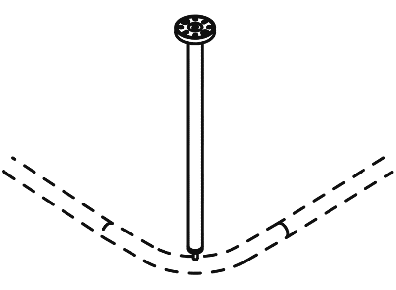 900.34.00240 потолочная подвеска HEWI System 900 - Вид №4