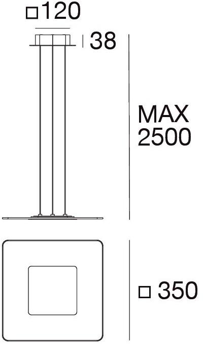 Linea Light Group Светодиодный подвесной светильник из стали и стекла Aruba sun-id-1494992 - Вид №5
