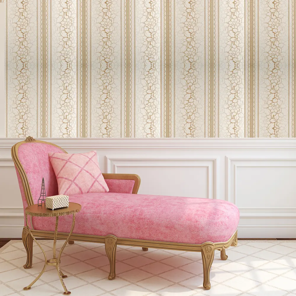 Обои бумажные Виконт бежевые 0.53 м 25М-МО Santreyd STLM-2078946 - Вид №1