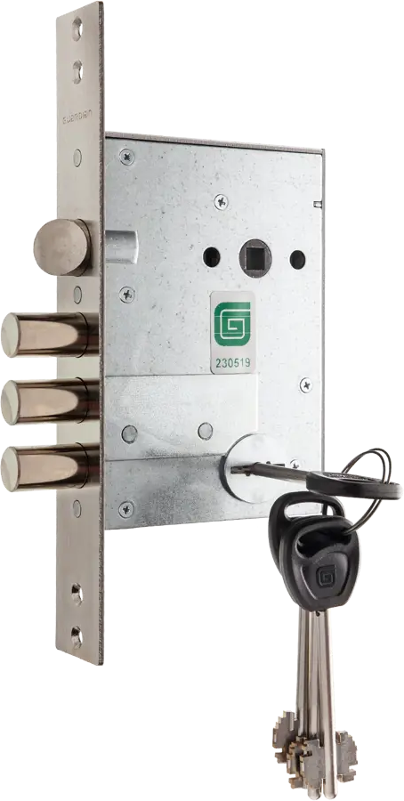 Врезной сувальдный замок ГАРДИАН-5011 с защитой от взлома 82391213