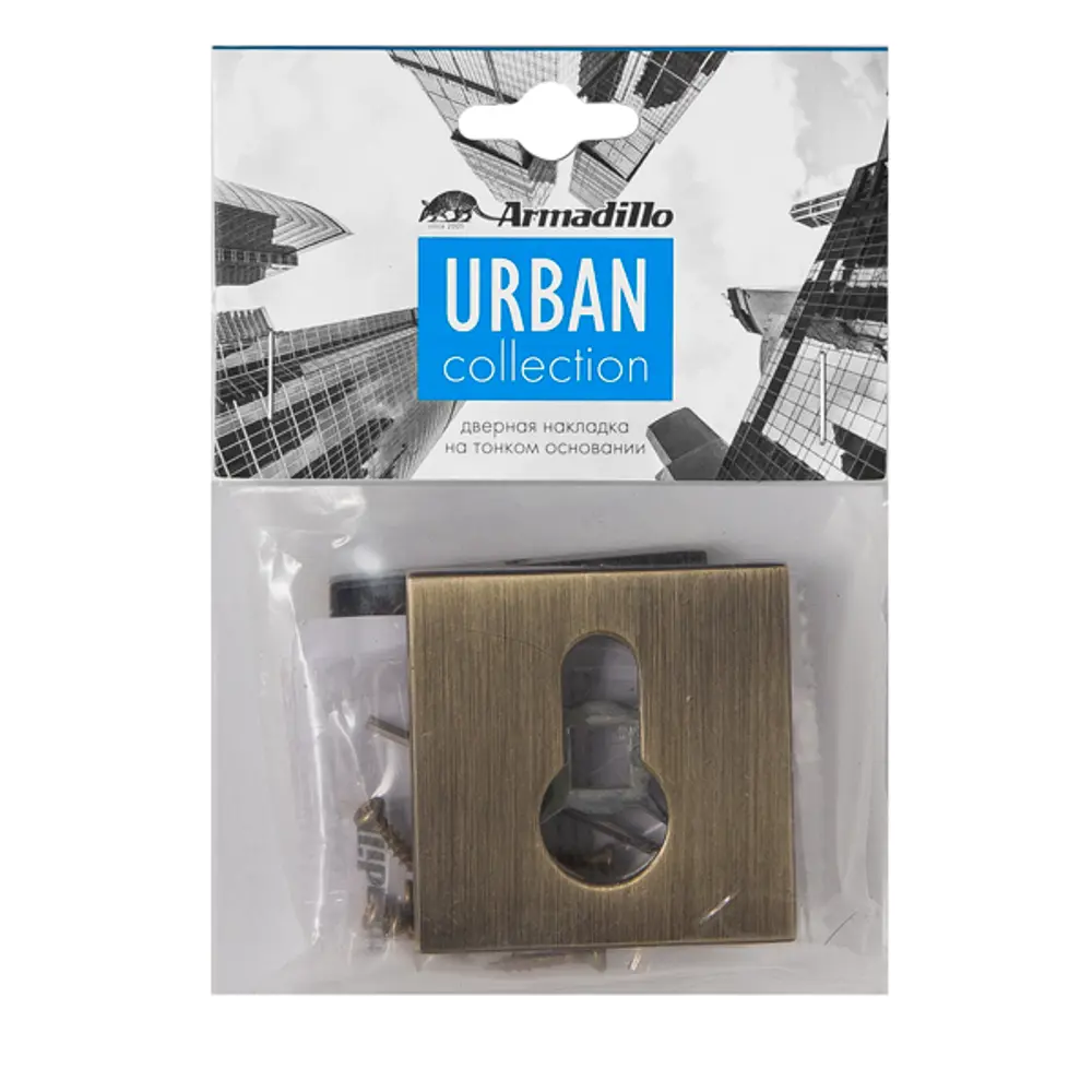 Накладка под цилиндр Armadillo ET.K.USS52 AB-7, ЦАМ, цвет бронза STLM-2021967 - Вид №1
