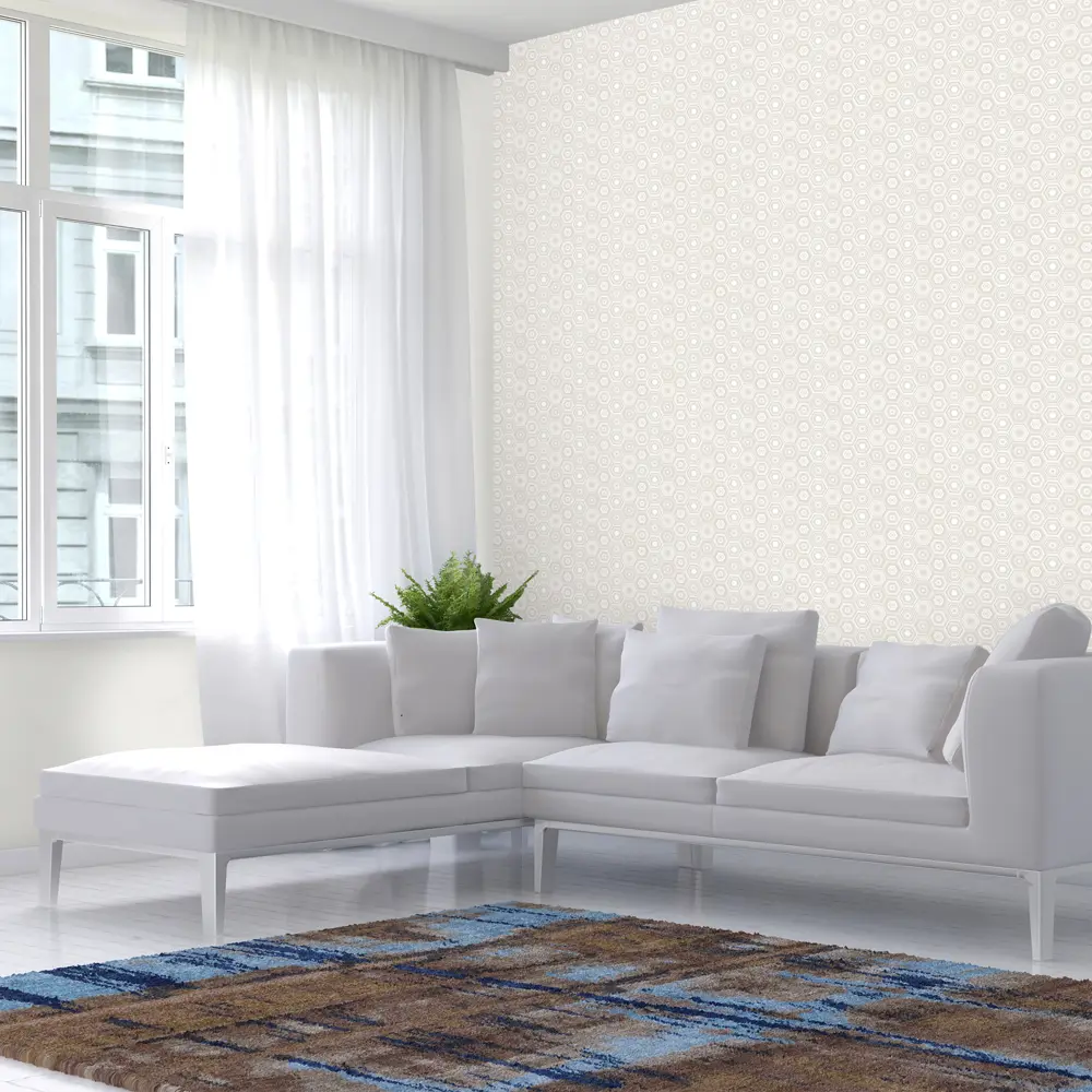 Обои флизелиновые Euro Decor Freedom бежевые 1.06 м 3486-3 81961309 STLM-2194531 - Вид №3
