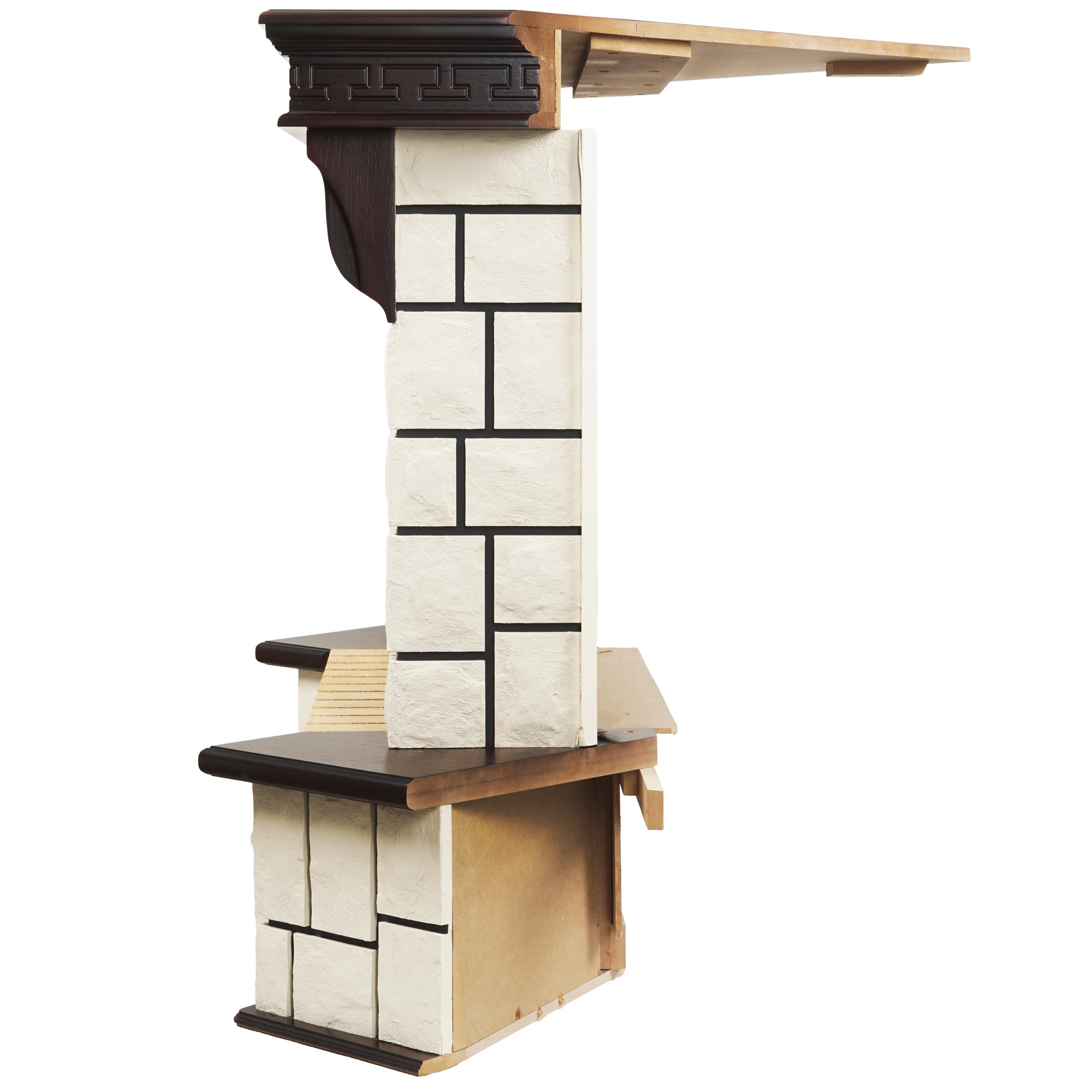 9937255 Каминокомплект RealFlame Stone Corner new 25/25.5 + Evrika 25.5 LED STDN-0111220 - Вид №3