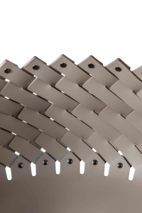 Регенерированная кожаная квадратная корзина