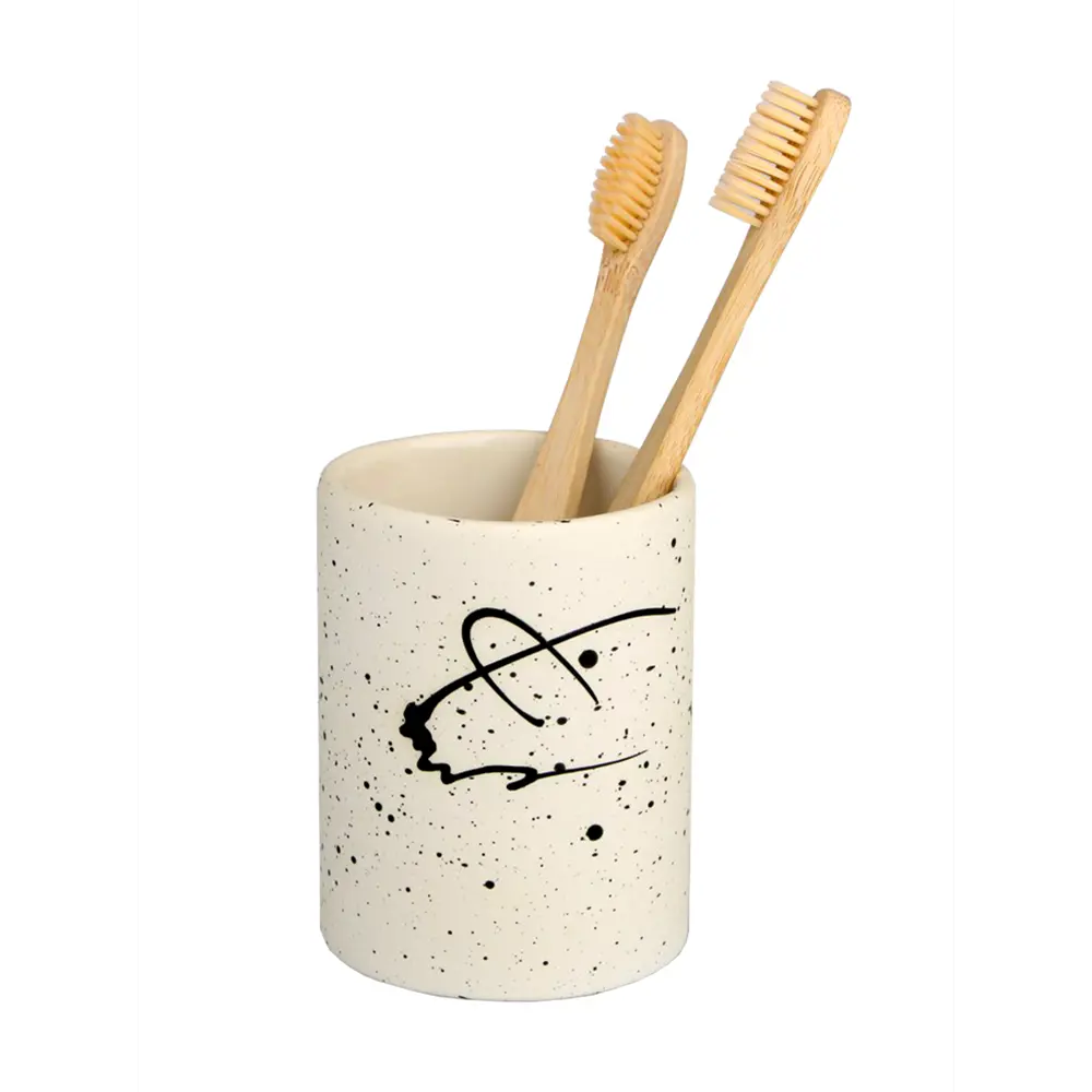 Стакан для щеток дали керамика белый Santreyd STLM-2052935 - Вид №6