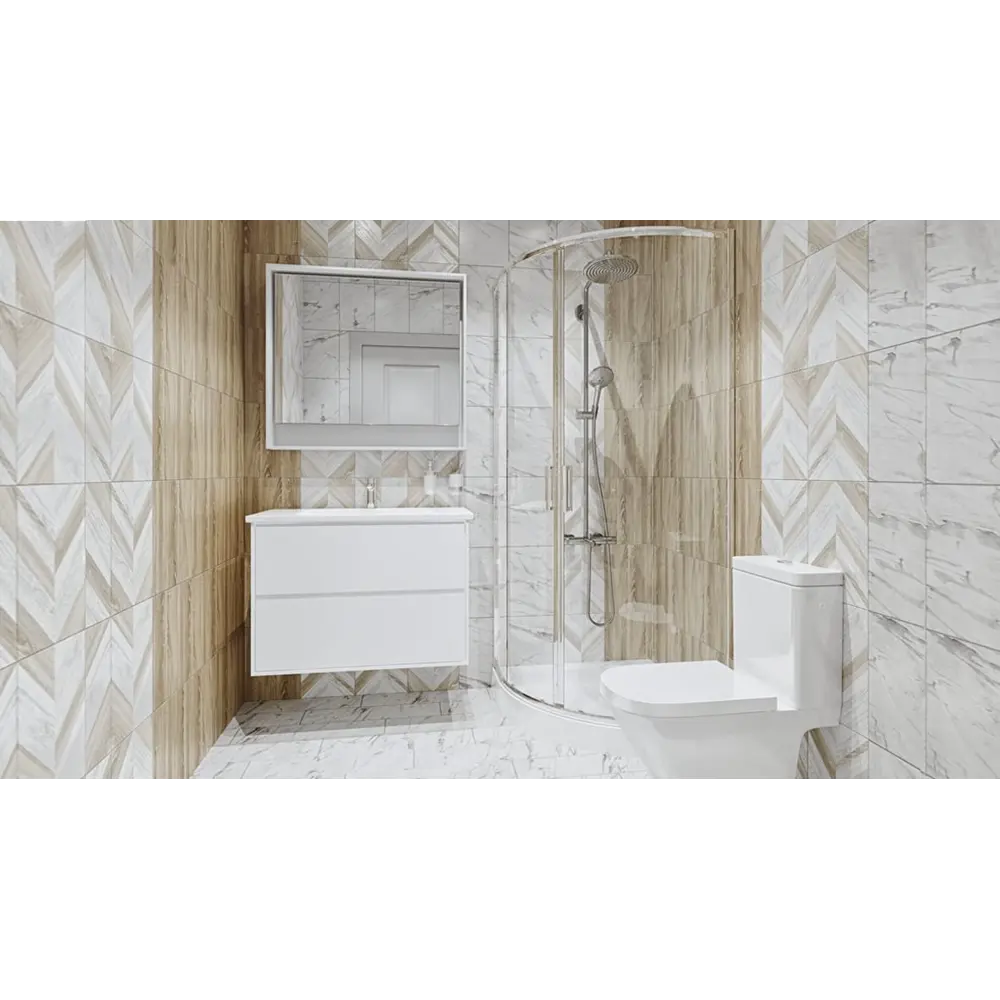 Плитка настенная Wood Natura 25х35 см 1.4 м² цвет бежевый BELANI STLM-2198090 - Вид №6