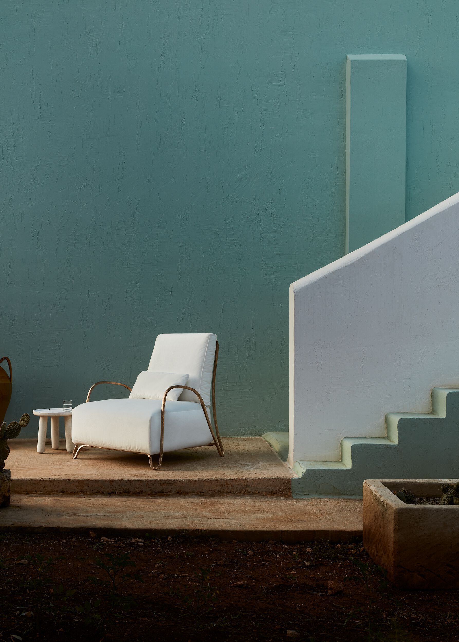 Тканевое садовое кресло с подлокотниками Exteta Moonlight ARCH-00139760 - Вид №9