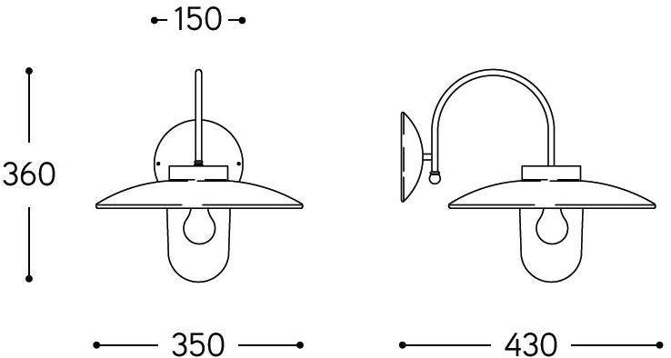 Aldo Bernardi Бра из металла с фиксированным кронштейном La traviata sun-id-1345064 - Вид №2