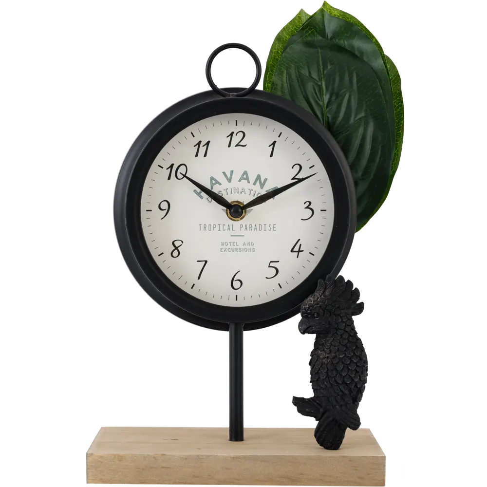 Часы настольные Atmosphera с цветком 9.2x28.5x19 см 179416 STLM-2136451