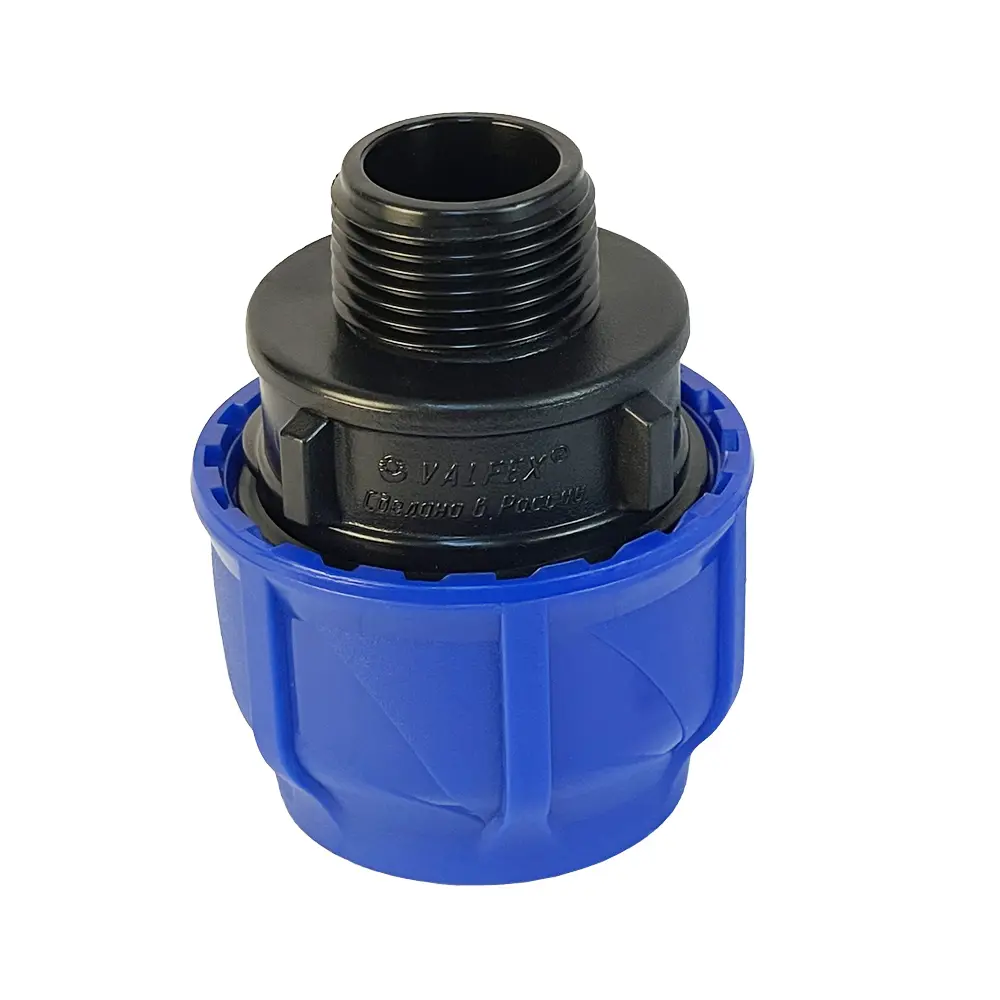 Муфта комбинированная ПНД Valfex 1"x40 мм НР 121001140100 STLM-2165095 - Вид №2