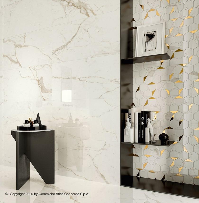 Atlas Concorde Пол из керамогранита с эффектом мрамора Marvel shine sun-id-1478972 - Вид №89