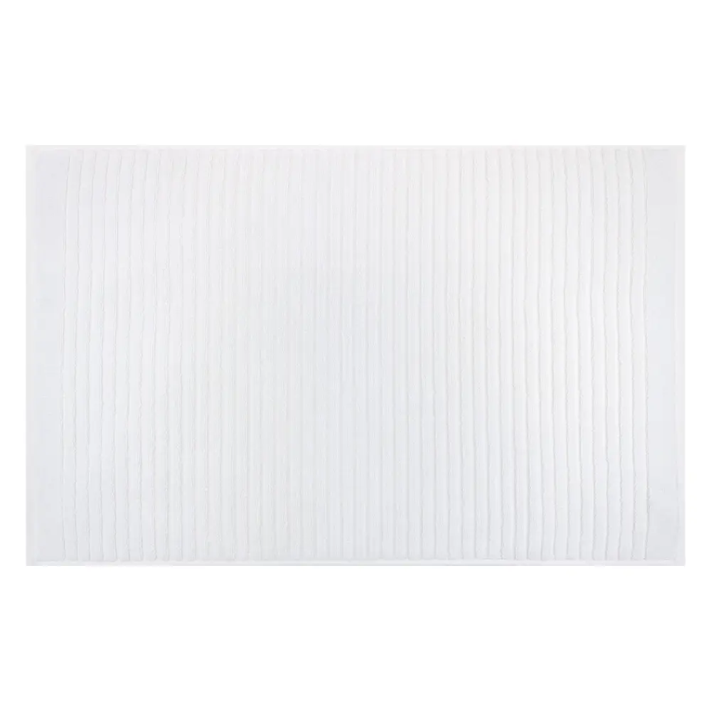 Полотенце-коврик для ног 50x80 см цвет белый Santreyd STLM-2001274