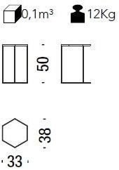 Moroso Шестиугольный журнальный столик sun-id-1410567 - Вид №1