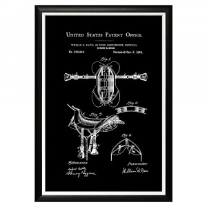 896521294_1818 Арт-постер «Патент на седло, 1896» Object Desire