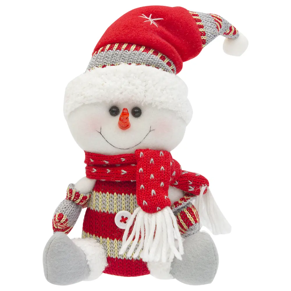 Игрушка мягкая «Снеговик в колпаке» 22.5 см Santreyd STLM-2047405