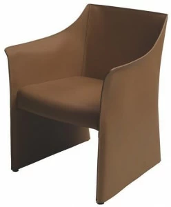 Cappellini Кресло в коже Cap chair