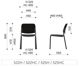 profim Стул для конференций из пластика с подлокотниками Zoo sun-id-1410872 - Вид №10
