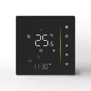 Термостат программируемый проводной Moes ZHT-006-GB-BK-MS комнатный черный 87506486 STLM-2112848
