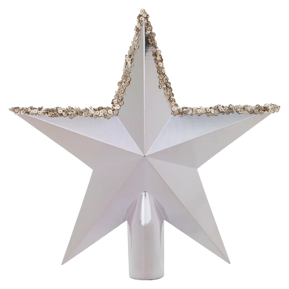 89368990 Верхушка для елки новогодняя розовый 30 см STLM-1365613 Santreyd 