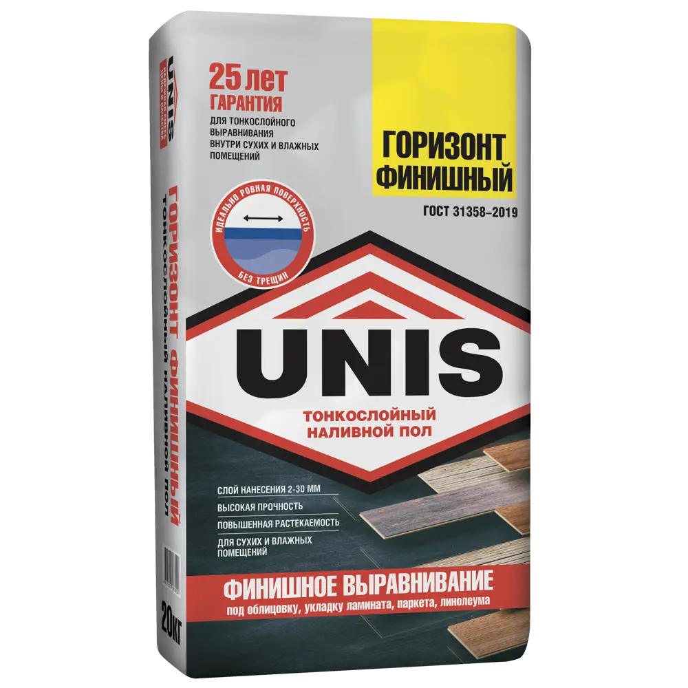 Финишный наливной пол Unis Горизонт 20 кг STLM-2132952