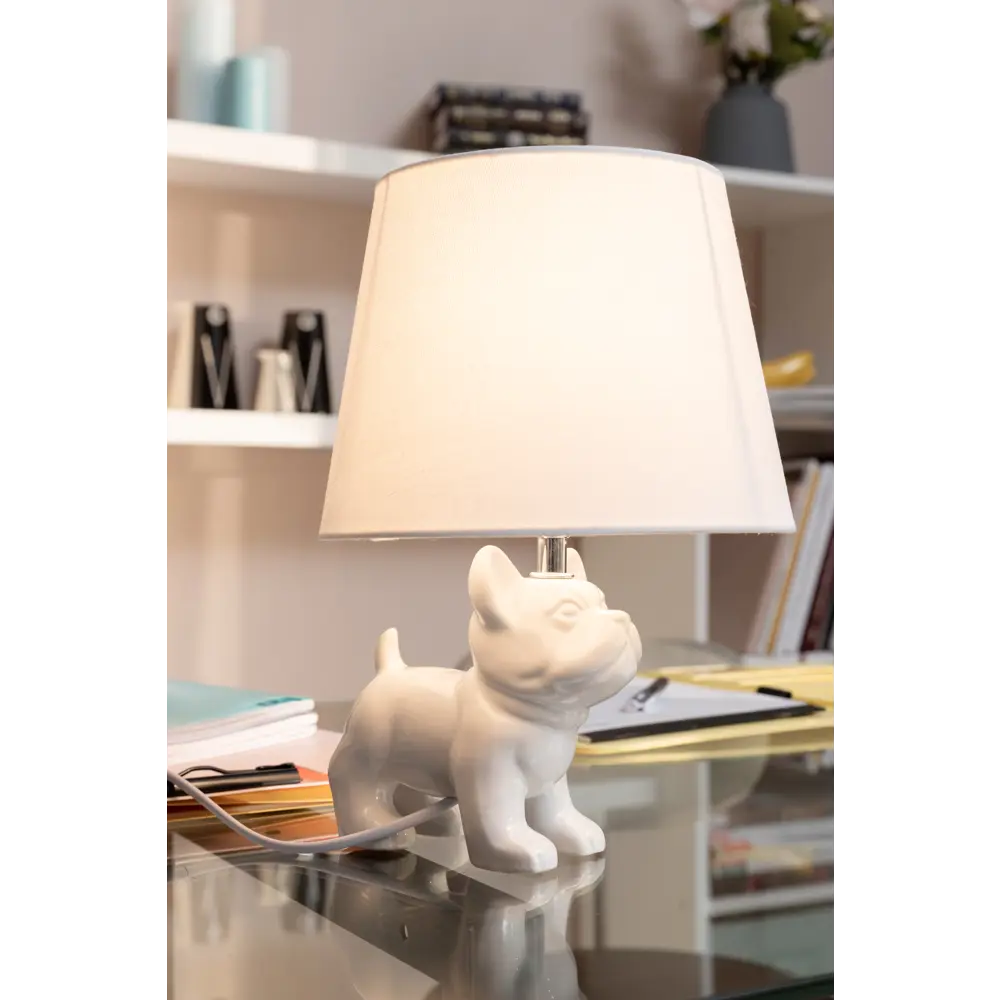 Настольная лампа Бульдог 52703 9, цвет белый Santreyd STLM-2173709 - Вид №17