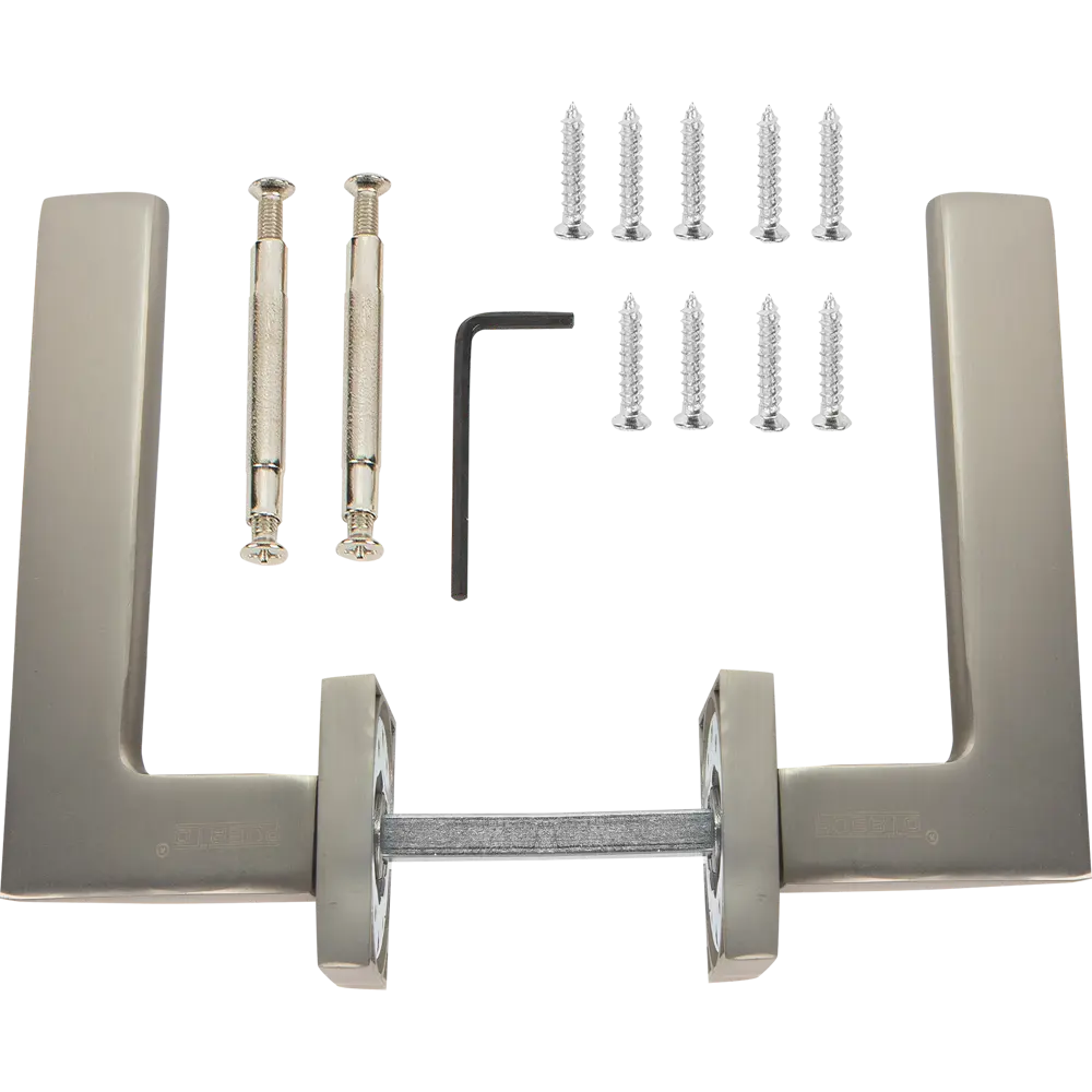 Дверные ручки Puerto AL 531-03 MSN, без запирания, цвет матовый никель STLM-2143157 - Вид №1