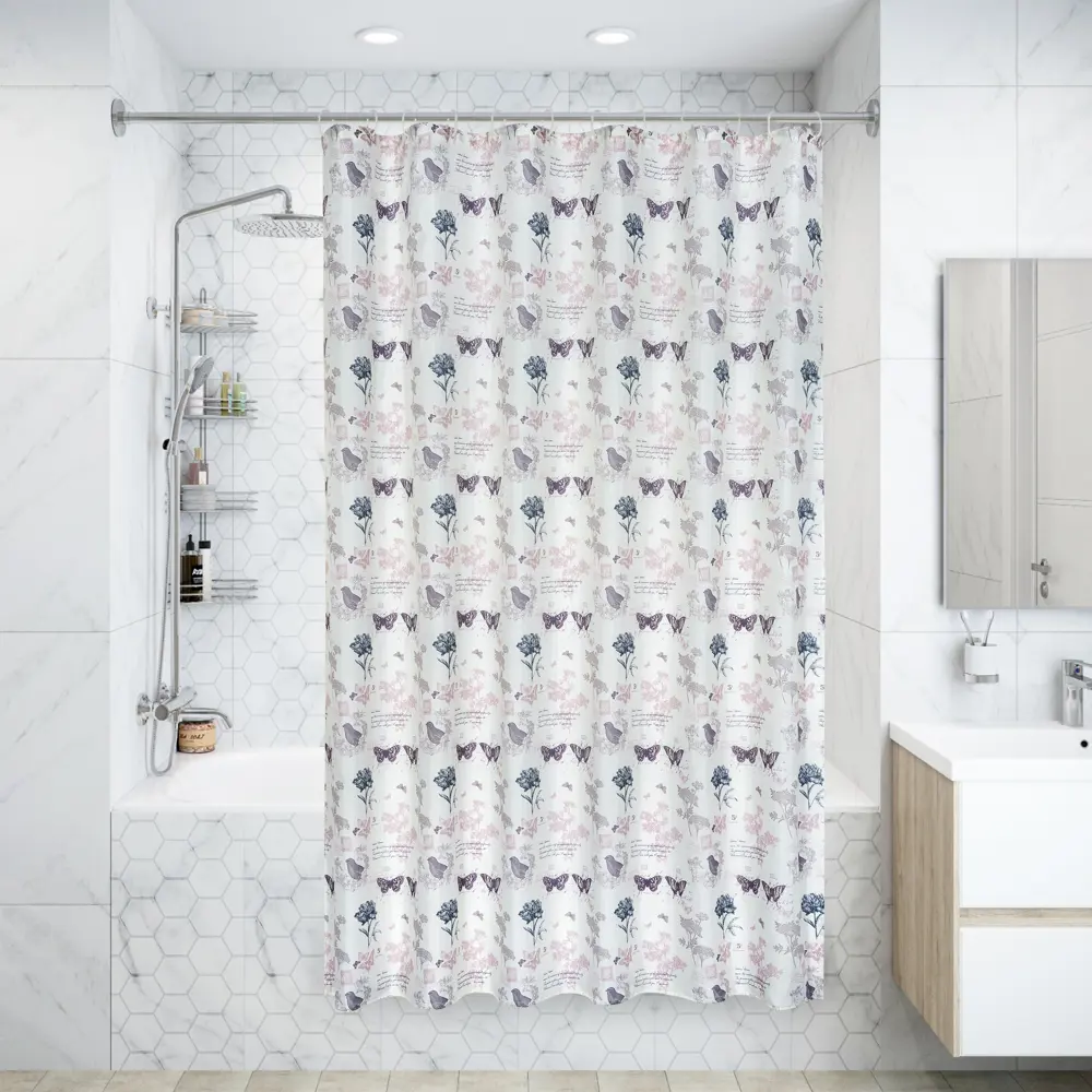 SWENSA Ode - Штора для ванной 180×200 см с водоотталкивающей пропиткой 82068078