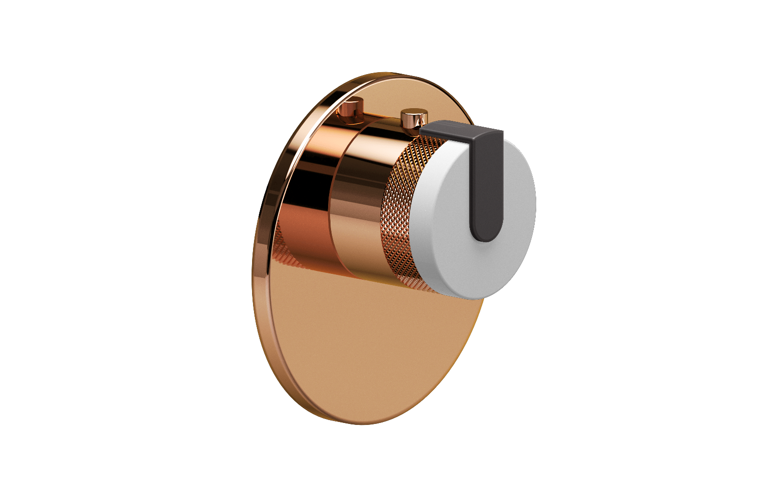 E-8027-R1WTE-L1GM-RG-T Термостатический переключатель 3/4-Внешняя часть GRAFF MOD+