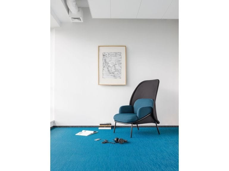 Тканевое кресло с подлокотниками с высокой спинкой MDD сетка ARCH-00066650 - Вид №3