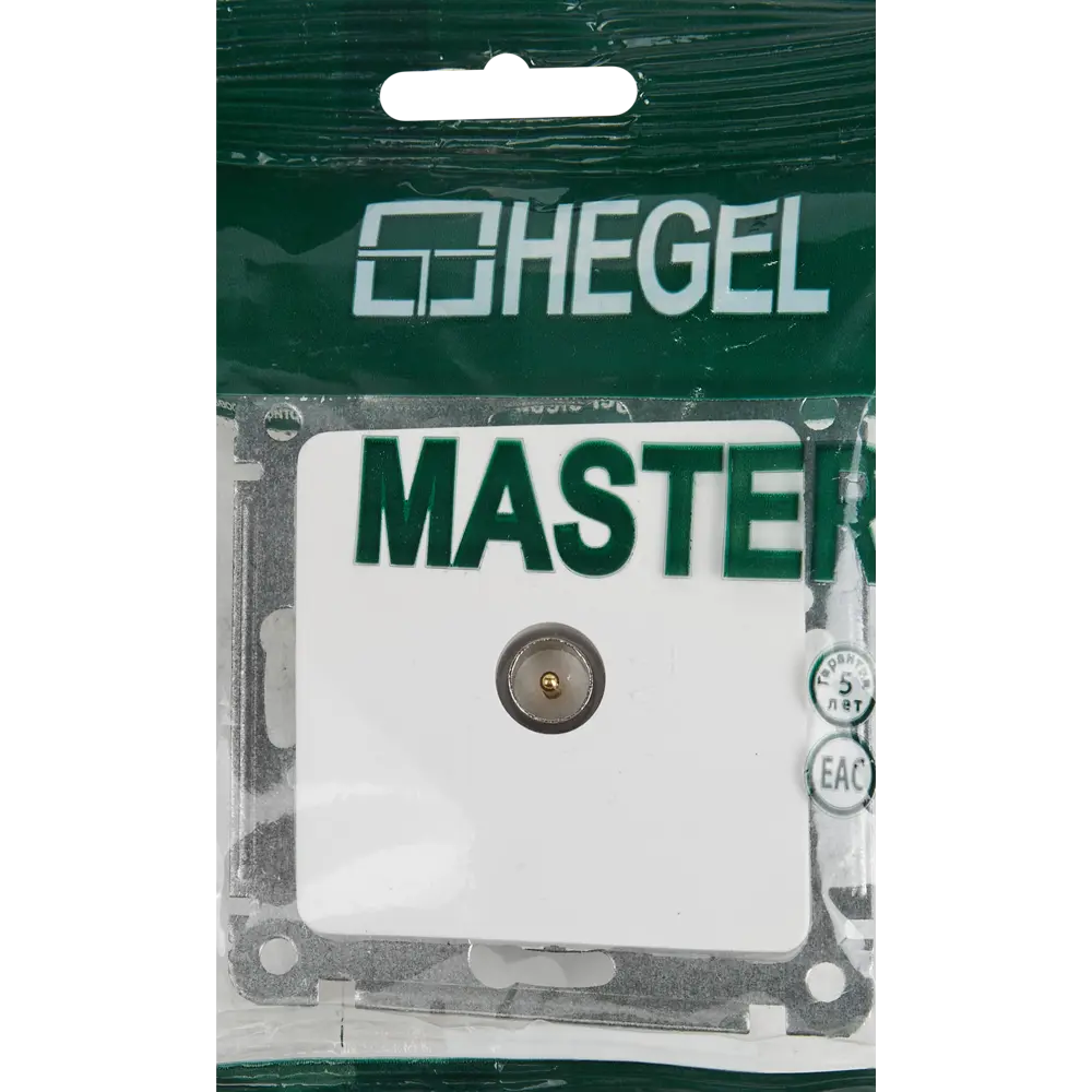 Телевизионная розетка встраиваемая Hegel РСТВ-401 цвет белый 82493834 STLM-2194041  - Вид №5