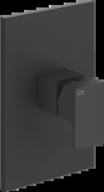 Смеситель для душа 44602 299 Gessi Rettangolo МАТОВО-ЧЕРНЫЙ