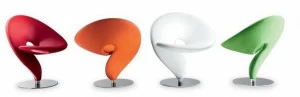 Tonon Поворотное кожаное кресло Question mark