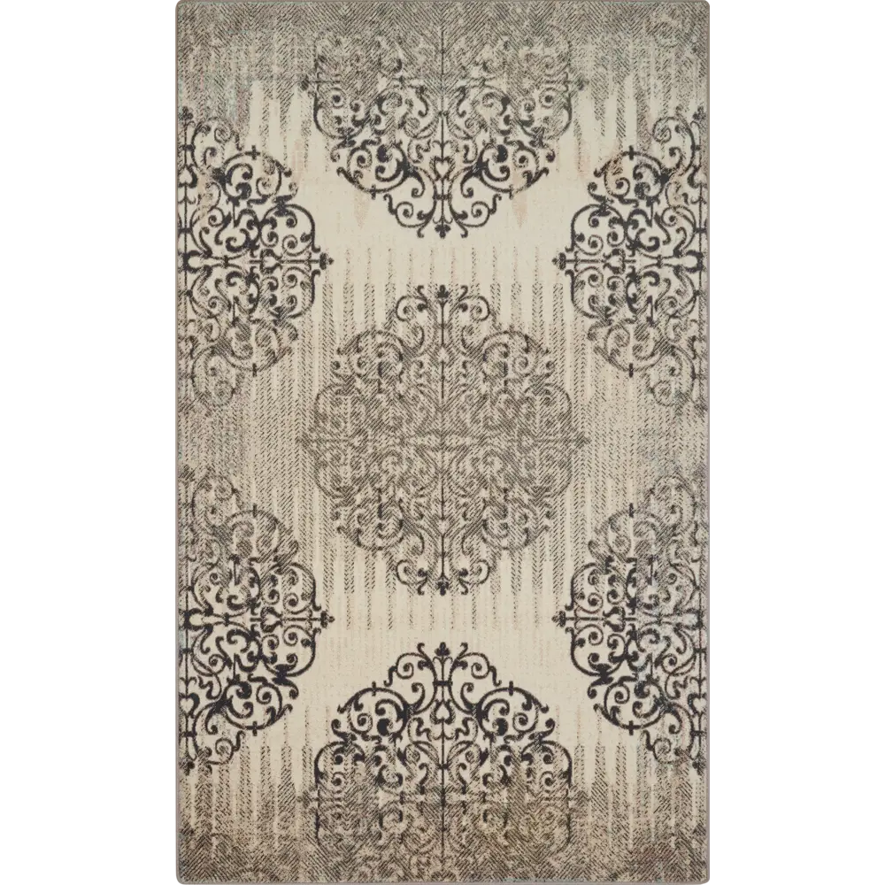 Ковер шерсть Isfahan Aneto 160x240 см цвет бежевый 85304803 STLM-2209389 AGNELLA 