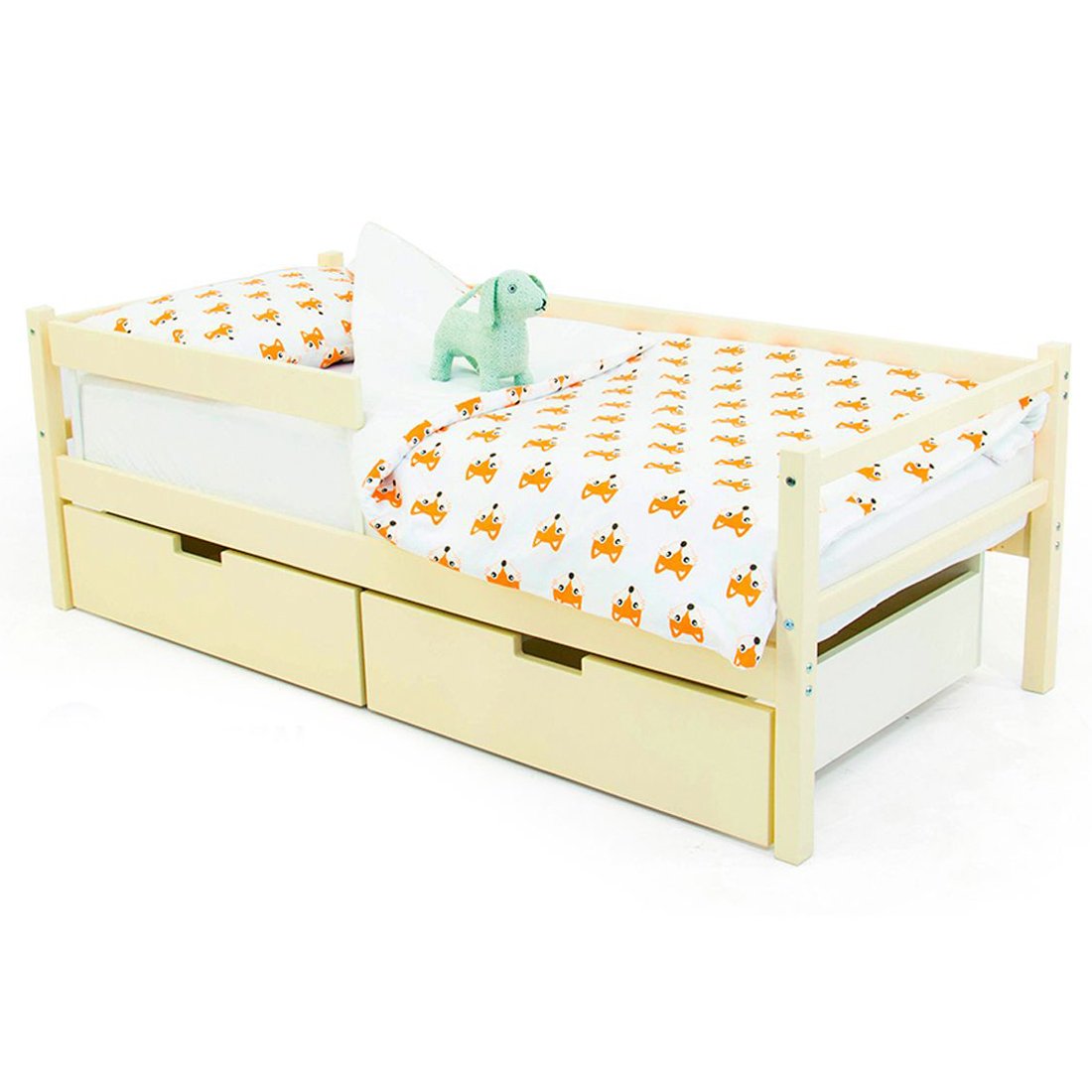 Детская кровать-тахта Svogen бежевая БЕЛЬМАРКО  326818 Бежевый Santreyd  - Вид №6