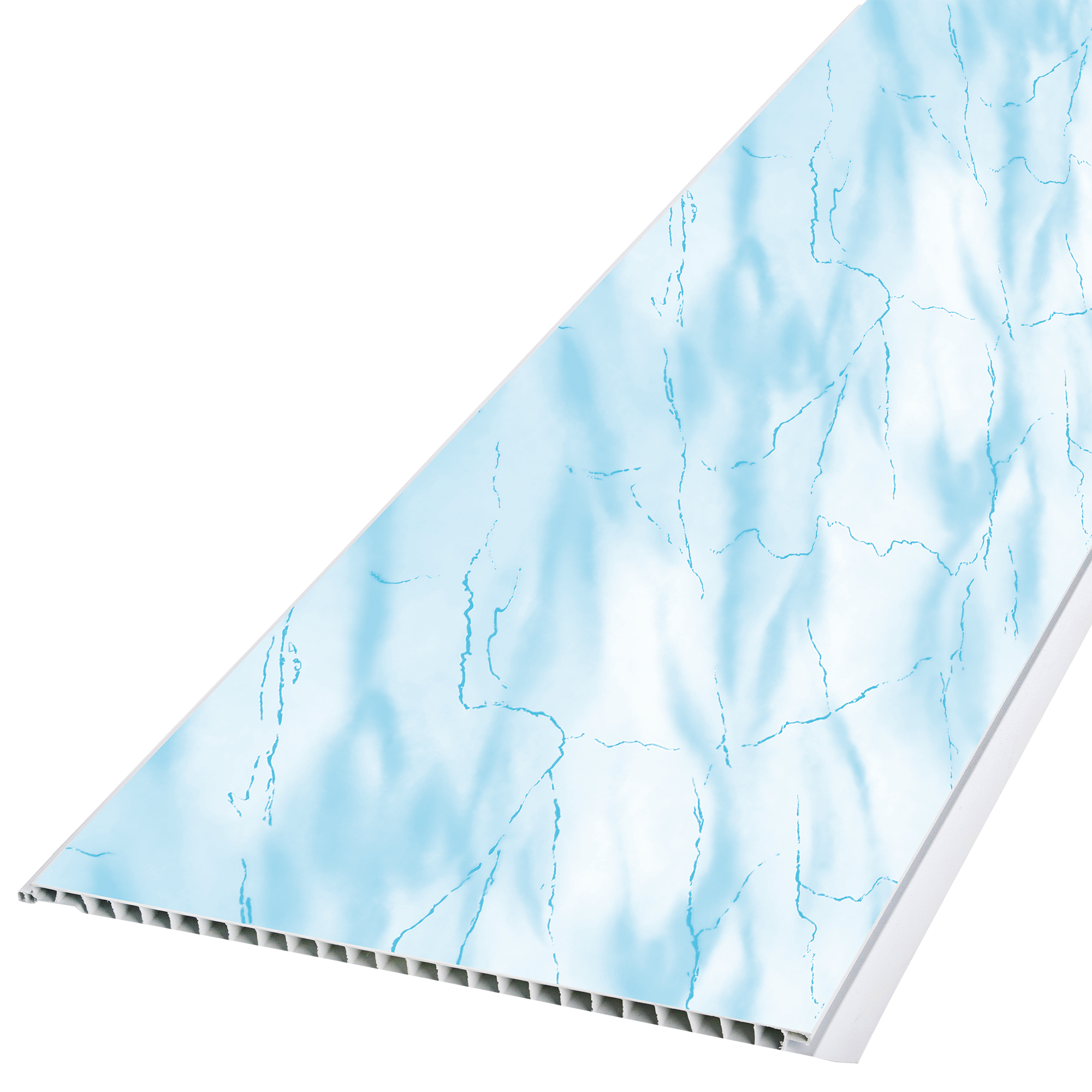Santreyd Панель ПВХ «Мрамор голубой» для стен с бесшовным соединением 18720663 STLM-0012187 - Вид №2