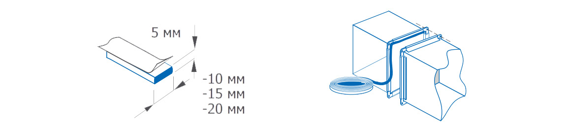 Лента межфланцевая уплотнительная 5х15 (10м) Santreyd sun-id-682562 - Вид №1