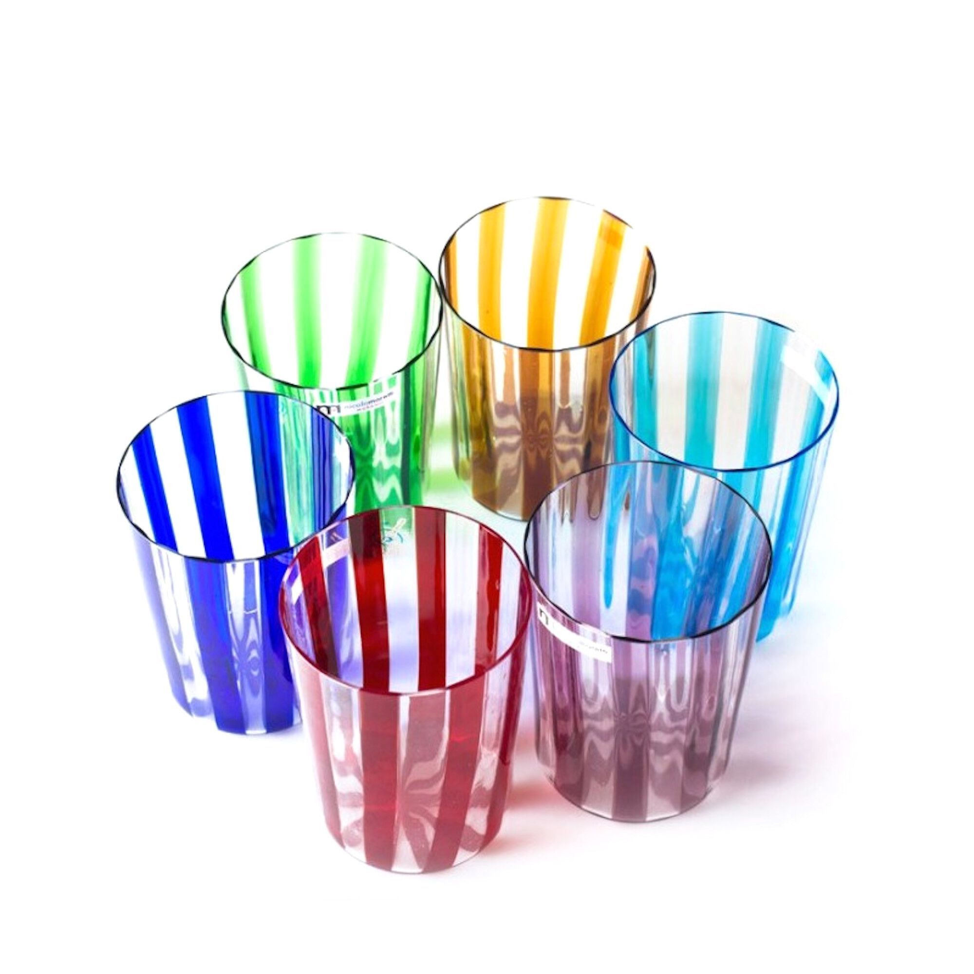 Набор из шести стаканов из муранского стекла ручной работы YourMurano готы ARCH-00143222 - Вид №4