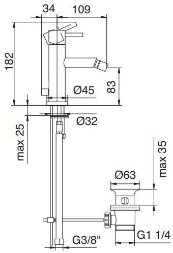 Rubinetterie Treemme Vela  5820  - Вид №1