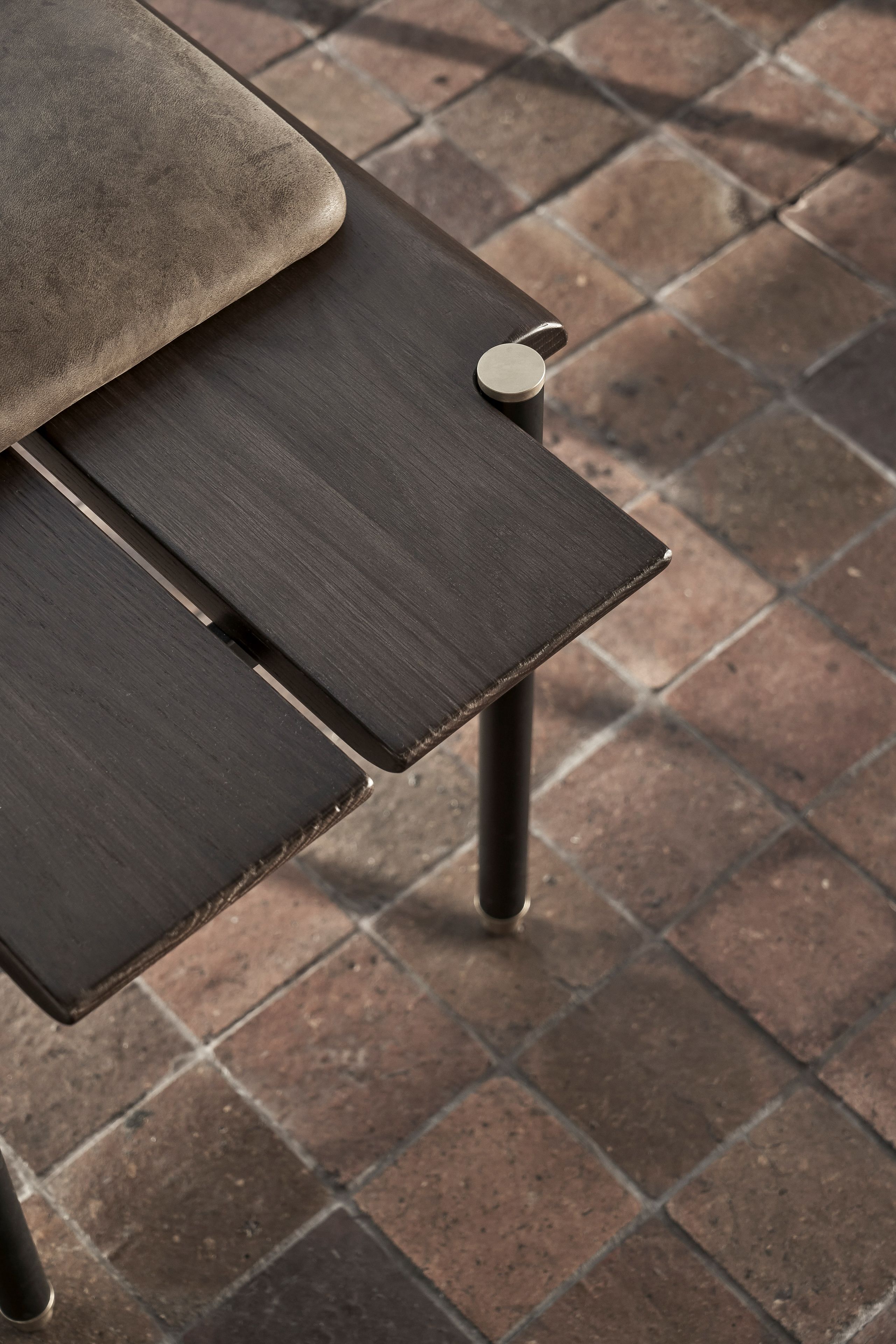 Стальная и деревянная скамья District Eight Укладка ARCH-00140767 - Вид №17